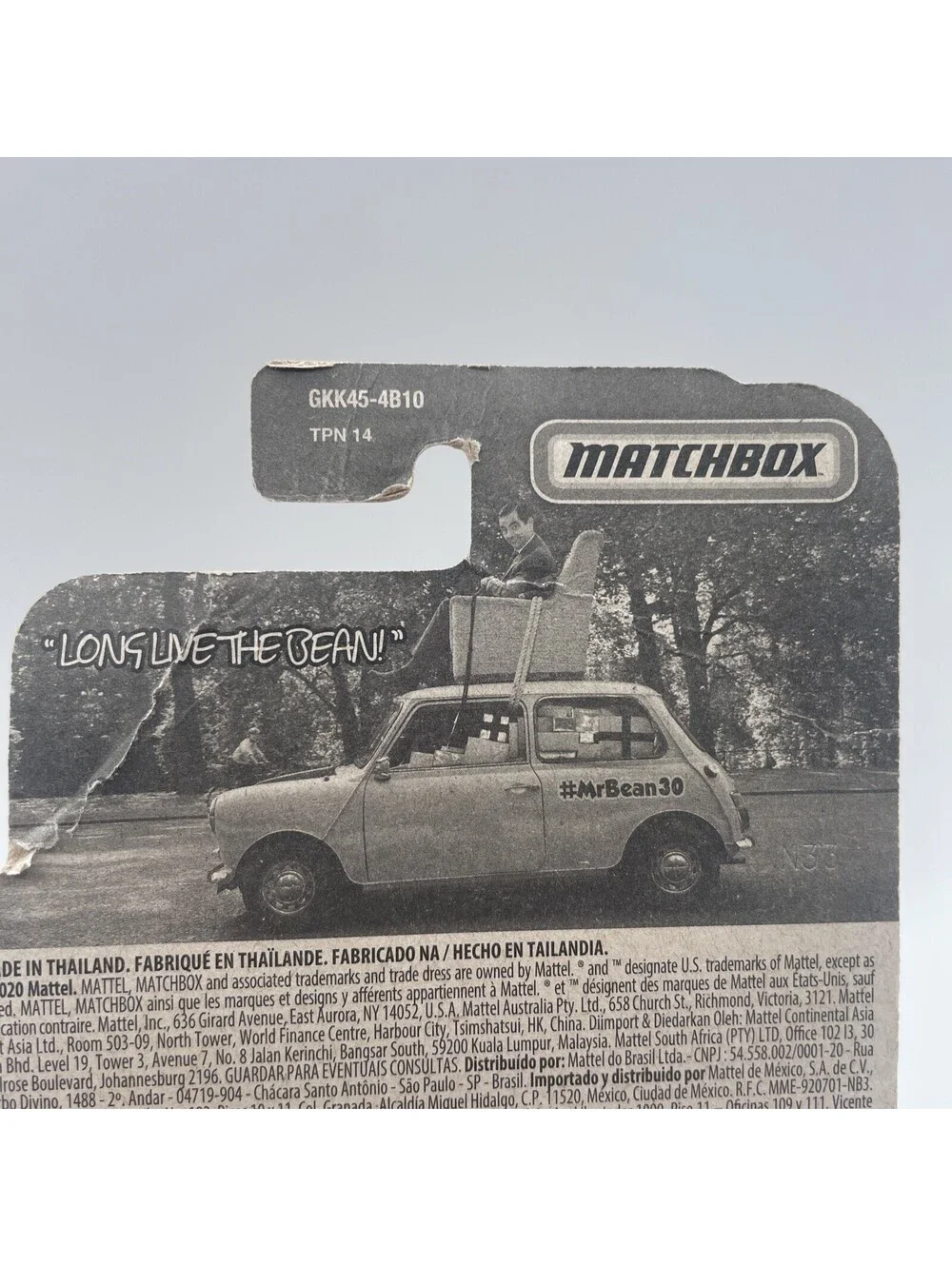 Matchbox 2020 Mr Bean 30th Anniversary Special Mini Cooper Lime! Collector Item!